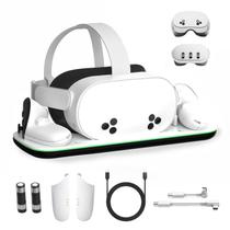 Base de carregamento VR DOBE FOMIS ELECTRONICS compatível com Meta Quest 3/3S com 2 baterias de 1850 mAh