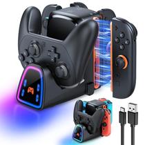 Base de carregamento WAXITY 9 em 1 para controles do Nintendo Switch