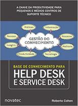 Base de conhecimento para help desk e service desk