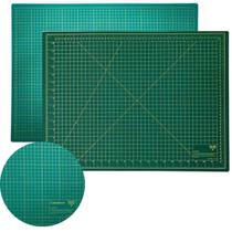 Base De Corte A2 60x45 Dupla Face Patchwork Artesanato Cores Base De Corte A2 60x45 Dupla Face Patchwork Artesanato Cores