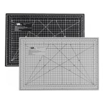 Base de Corte A3 Artesanato Preto e Cinza Dupla Face Marpax