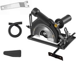 Base de corte do conversor de rebarbadora com conjunto de proteção contra poeira