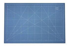 Base De Corte Dupla Face 90x60 A1 Patchwork Artesanato Azul