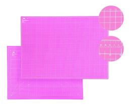 Base De Corte Dupla Face Rosa A1 90x60 Artesanato Patchwork