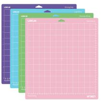 Base de Corte Kit com 06 Bases 30x30cm Verde/Azul/Lilas/Rosa