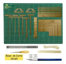 Base De Corte Placa de Mesa 60x45 Kit de Reguas Para Encadernação Fio De Cabelo Wireo Dobradeira Base De Corte Placa de Mesa 60x45 Kit de Reguas Para Encadernação Fio De Cabelo Wireo Dobradeira