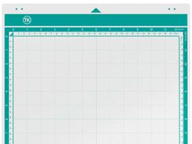 Base de corte tekstolder scanncut cm 30x30 com cola - 07 pçs