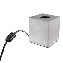 Base de cubo de mesa industrial Lamp Feit Electric Grey 60W Base de cubo de mesa industrial Lamp Feit Electric Grey 60W