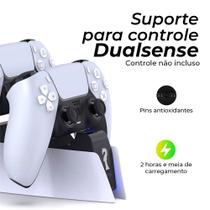 Base de Descanso Duplo de Controle Dual Sense Compatível com PS5 Playstation 5 Base de Descanso Duplo de Controle Dual Sense Compatível com PS5 Playstation 5