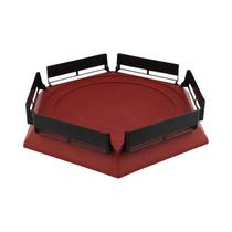 Base De Disco Giratório De Metal Grande De 33cm Para Brinquedo De Jogo De Luta Em Arena E Estádio