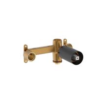 Base de Embutir Monocomando para Lavatório de Parede Insígnia Preto Roca