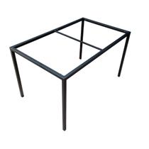 Base de Ferro p/ Mesa de Jantar Estilo Industrial - Modelo Pés Tradicionais - Pintura Eletrostática Base de Ferro p/ Mesa de Jantar Estilo Industrial - Modelo Pés Tradicionais - Pintura Eletrostática