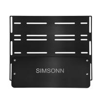 Base de fixação dos Pedais Simsonn Preto Base Dos Pedais Simsonn Load Cell Cockpit Simulador Corrida