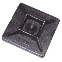 Base de fixação para abraçadeira nylon com adesivo preto F7802EAA 50 unidades - Frontec Base de fixação para abraçadeira nylon com adesivo preto F7802EAA 50 unidades - Frontec