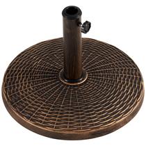 Base de guarda-chuva ao ar livre Yaheetech 10 kg de bronze redondo
