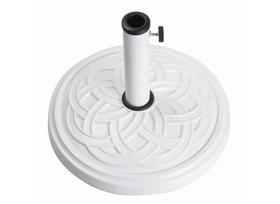 Base de guarda-chuva Bond Gaelen 12 kg, pino ajustável, branco