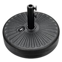 Base de guarda-chuva de pátio Simple Deluxe 23 kg 20 L de capacidade preta