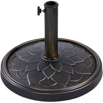 Base de guarda-chuva de pátio Yaheetech 18" 12 kg de resina para todos os climas Base de guarda-chuva de pátio Yaheetech 18" 12 kg de resina para todos os climas