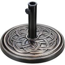 Base de guarda-chuva Market Simple Deluxe Heavy Duty 11 kg de bronze