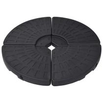 Base de guarda-chuva vidaXL em forma de leque para cantilever e Market Black