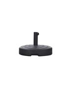 Base de guarda-chuva Whiteline Modern BAS1695-BLK 46 cm de plástico Base de guarda-chuva Whiteline Modern BAS1695-BLK 46 cm de plástico