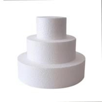 Base De Isopor Bolo Fake 10 X 5 Cm Altura - 1 Base