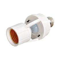Base De Lâmpada LED Com Sensor De Movimento E27, Conversor De Soquete AC 85-265V, Adaptador De Base De Lâmpada LED Com Sensor De Movimento E27, Conversor De Soquete AC 85-265V, Adaptador De