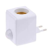 Base De Lâmpada LED E27 Com Sensor De Movimento AC85-265V Soquete Adaptador De Lâmpada Com Indução