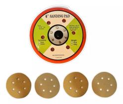 Base De Lixadeira Girafa e mais 20 Discos De Lixa Base De Lixadeira Girafa e mais 20 Discos De Lixa