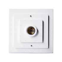 Base de Lustre Quadrada 3 Furações Cód.5234
