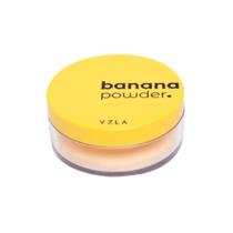 Base de maquiagem em pó Vizzela Pó Solto Pó Facial Banana Fixador Powder