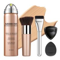 Base de Maquillaje AOAZXBB Air Brush Spray Beige 02 Base de Maquillaje AOAZXBB Air Brush Spray Beige 02