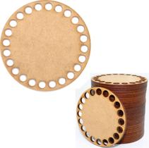 Base De Mdf Crochê Fio De Malha 8 Cm Redonda - Kit 30 Un Base De Mdf Crochê Fio De Malha 8 Cm Redonda - Kit 30 Un