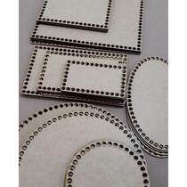 Base De Mdf Para Cesto Fio Malha Crochê 30 Un Diversas
