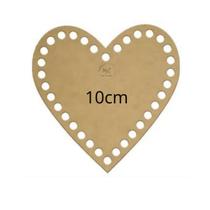 Base de MDF para crochê/Fio de malha Coração - 10cm x 10cm Base de MDF para crochê/Fio de malha Coração - 10cm x 10cm