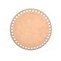 Base de MDF para Crochê Redonda
