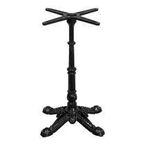 Base de Mesa Apus em Ferro Preto 72,50 cm (Altura) Base em x Ferro Preto