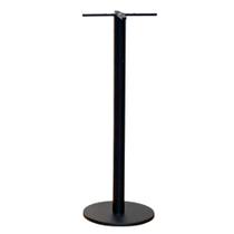 Base de Mesa de Jantar Redonda Pisa Beta Bistrô Fratini 106 cm (altura) Aço Cor Preto Disco Redondo Base de Mesa de Jantar Redonda Pisa Beta Bistrô Fratini 106 cm (altura) Aço Cor Preto Disco Redondo