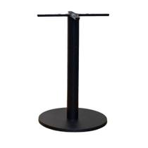Base de Mesa de Jantar Redonda Pisa Beta Fratini 72 cm (altura) em Aço Cor Preto com Disco Redondo Base de Mesa de Jantar Redonda Pisa Beta Fratini 72 cm (altura) em Aço Cor Preto com Disco Redondo