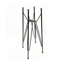 Base de Mesa Eames Bistrô Alta Ferro Eiffel cor Preta para Tampo de Vidro Base de Mesa Eames Bistrô Alta Ferro Eiffel cor Preta para Tampo de Vidro