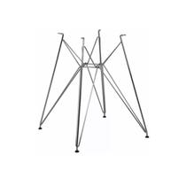 Base de Mesa Eames Eiffel Ferro Torre Cromada de Jantar ou Cozinha Base de Mesa Eames Eiffel Ferro Torre Cromada de Jantar ou Cozinha