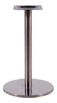 Base De Mesa Inox Redonda Para Tampos De Até 100cm Or 2202 Base De Mesa Inox Redonda Para Tampos De Até 100cm Or 2202