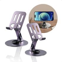 Base de Mesa Metálica Dobrável para Celular Tablet Slim Base de Mesa Metálica Dobrável para Celular Tablet Slim