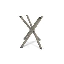 Base de Mesa p/ Cozinha Volga M008 Aço Cromado s/ Tampo Niquel - Kappesberg Base de Mesa p/ Cozinha Volga M008 Aço Cromado s/ Tampo Niquel - Kappesberg