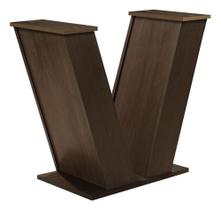 Base de Mesa Retangular MDF Formato V Suporte até 30kg Design Elegante para Sala Jantar Escritório