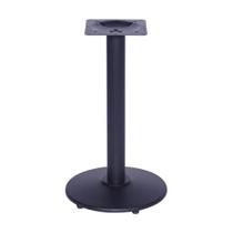Base de Mesa Zeta em Ferro Preto 72,50 cm (Altura) com Disco Redondo Base de Mesa Zeta em Ferro Preto 72,50 cm (Altura) com Disco Redondo
