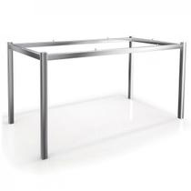 Base de Metal para Mesa de Jantar 148cm Reno Prata Base de Metal para Mesa de Jantar 148cm Reno Prata