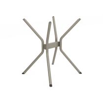Base de Metal para Mesa de Jantar 60cm Loire Cinza/Nickel