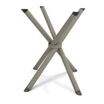 Base de Metal para Mesa de Jantar 73cm Volga Cinza/Nickel