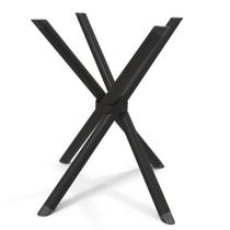 Base de Metal para Mesa de Jantar 73cm Volga Preto/Crome Base de Metal para Mesa de Jantar 73cm Volga Preto/Crome